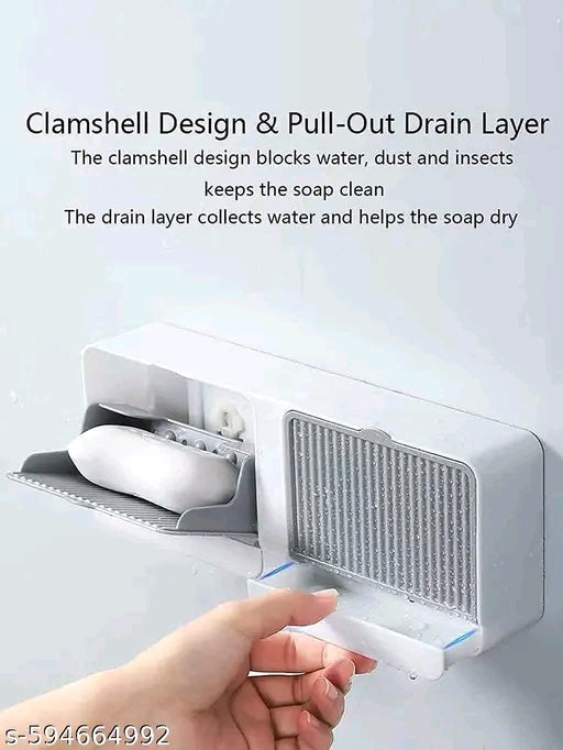 Wall mounted soap box