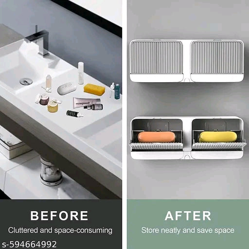 Wall mounted soap box