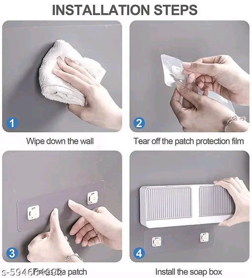 Wall mounted soap box