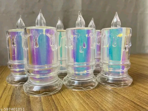 Rainbow LED Candles