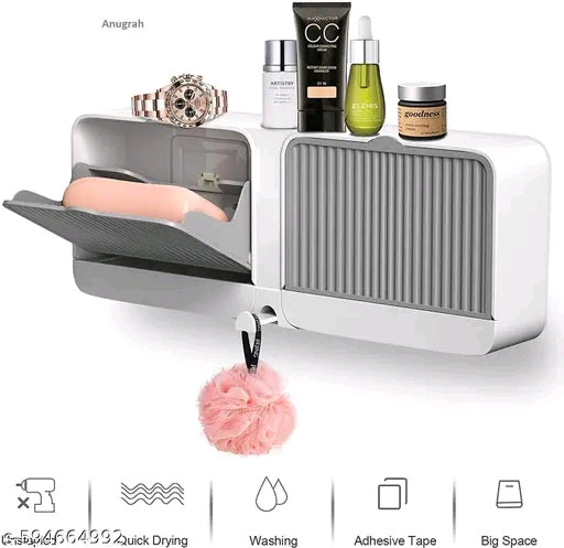 Wall mounted soap box